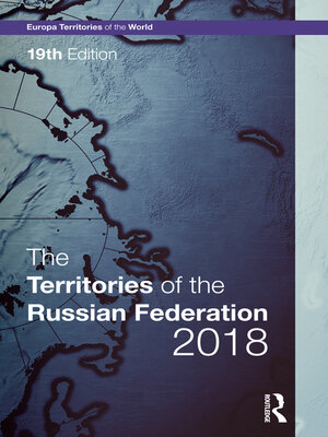 cover image of The Territories of the Russian Federation 2018